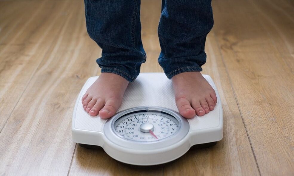 weight loss in the presence of worms